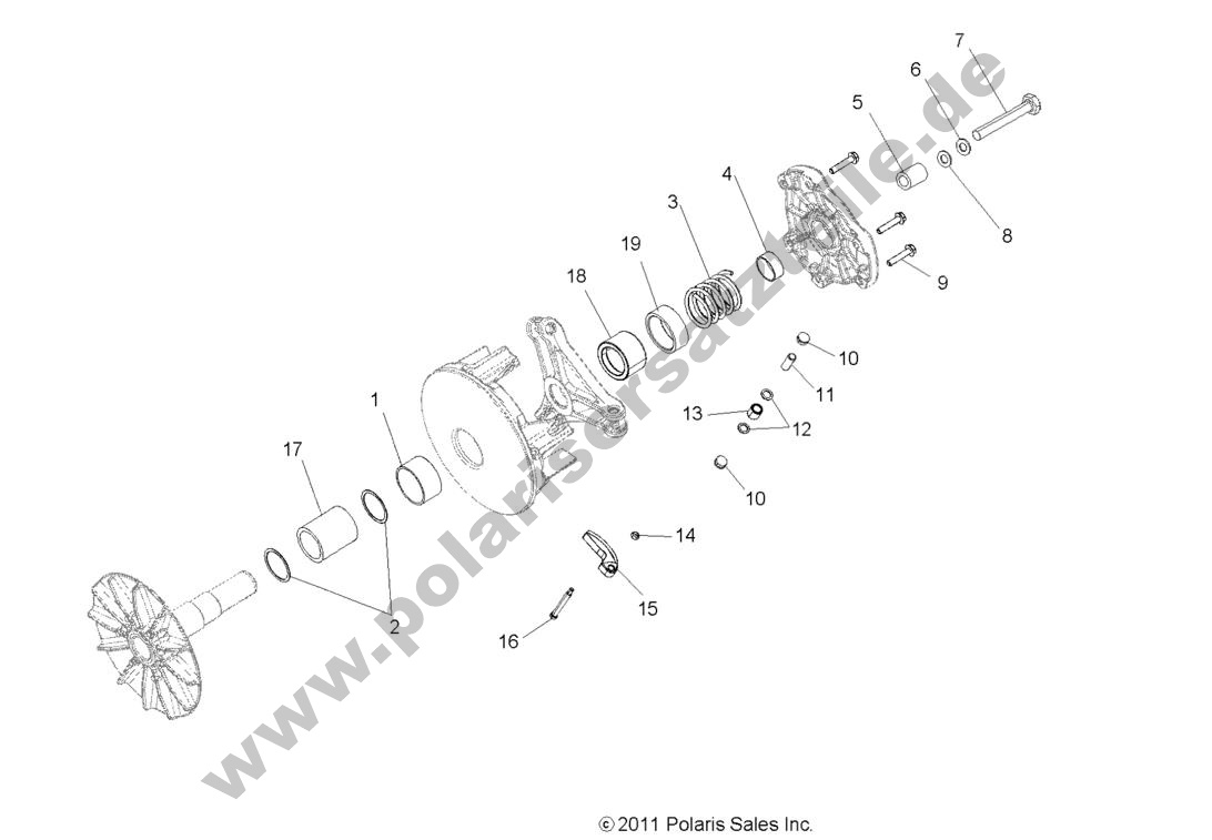 DRIVE TRAIN, PRIMARY CLUTCH