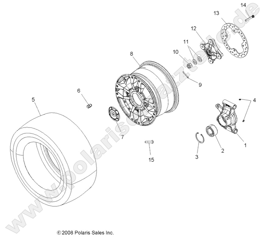 WHEELS, REAR and HUB