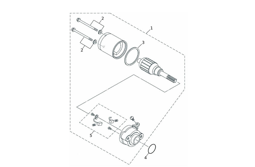 Caballero125MY24-Anlasser2 Anlasser