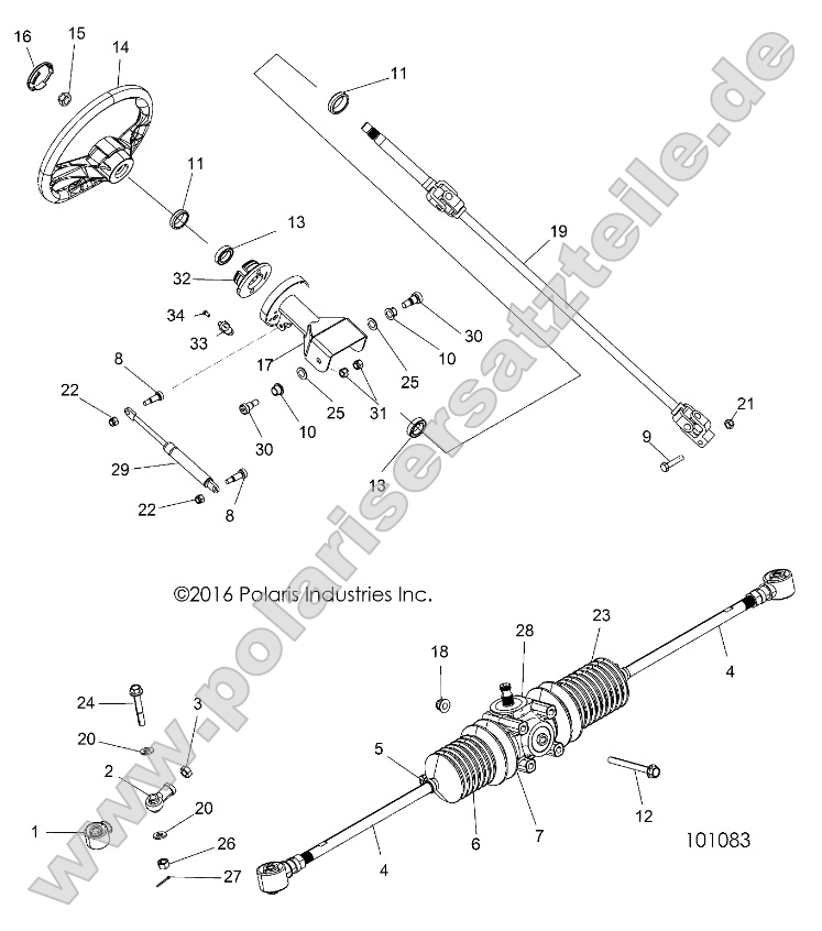Steering, Steering Asm.