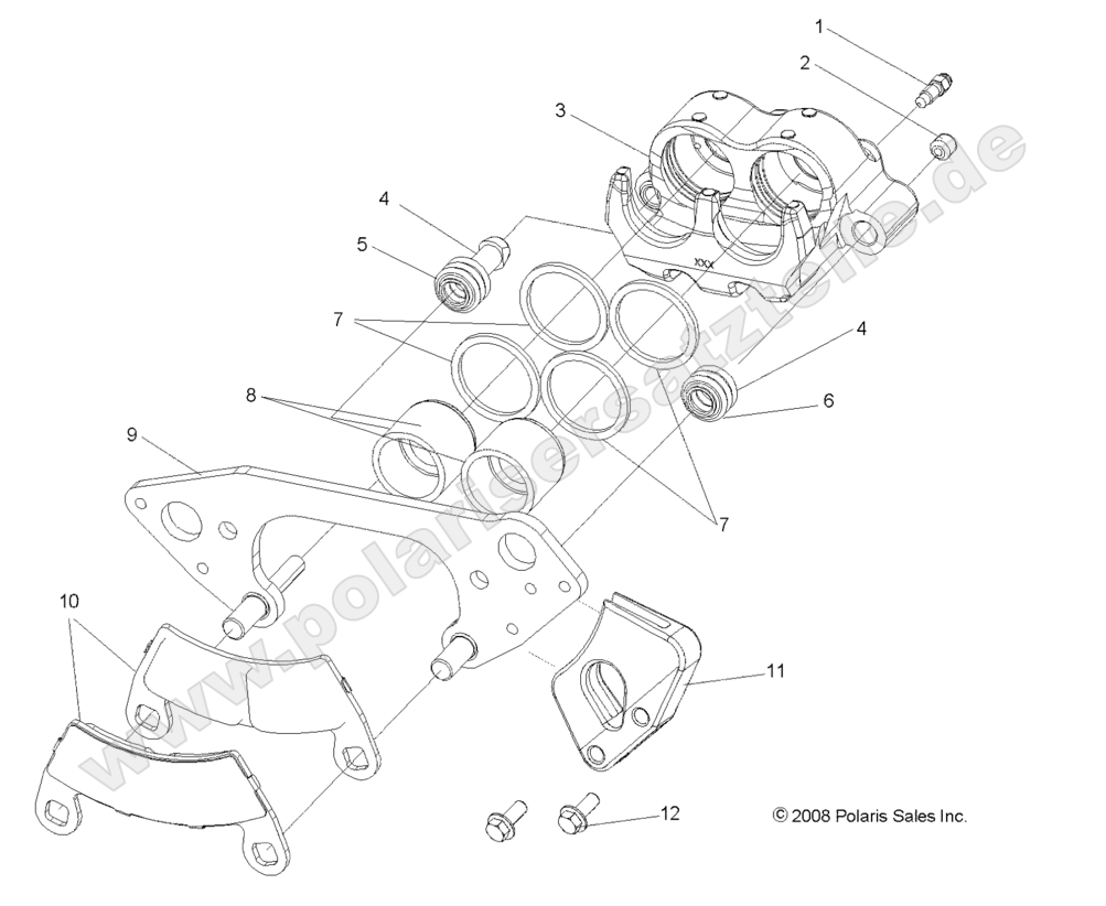 BRAKES, FRONT CALIPER