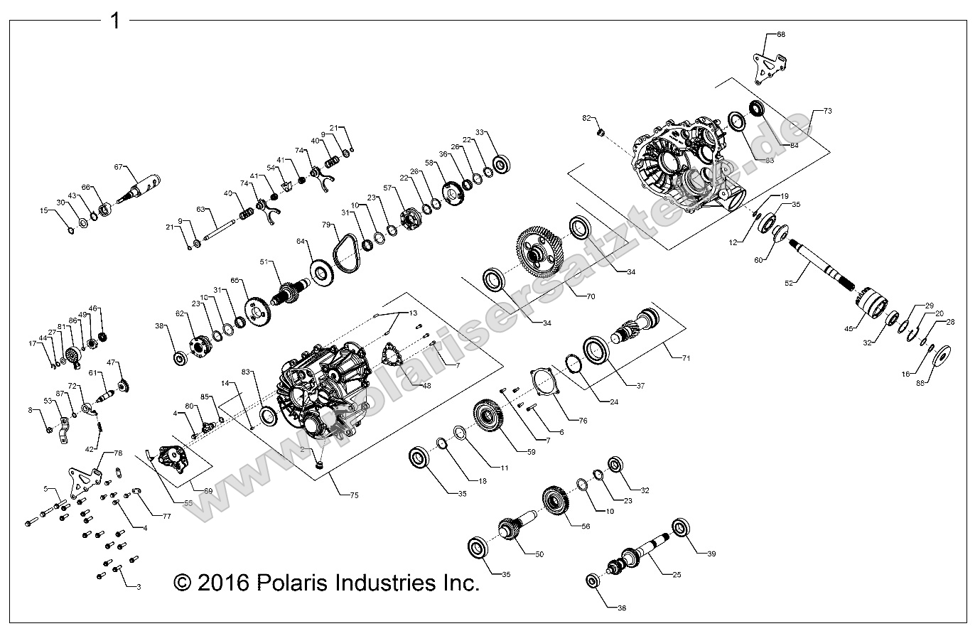Drive Train, Main Gearcase Internals