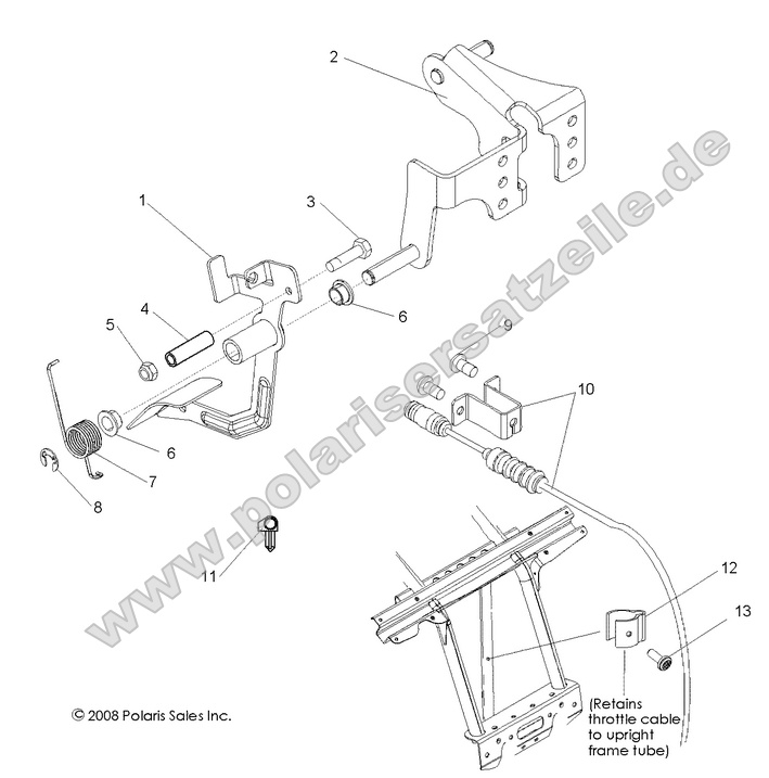 engine throttle body pedal