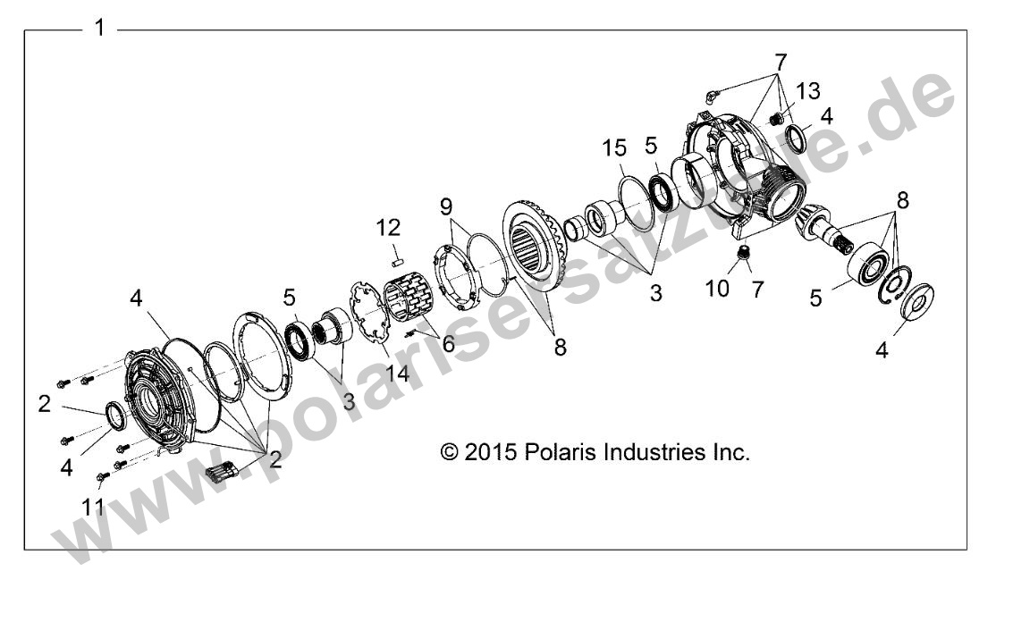 DRIVE TRAIN, FRONT GEARCASE
