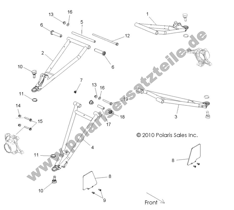 suspension front control arms