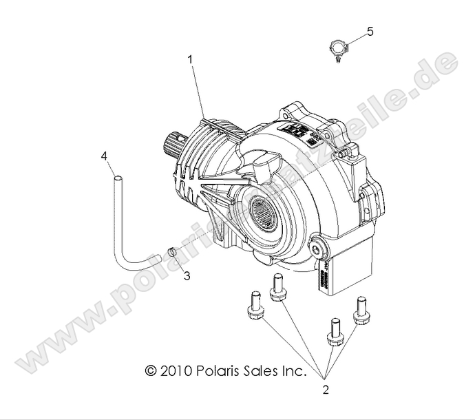 DRIVE TRAIN, FRONT GEARCASE