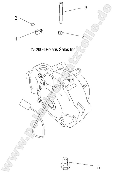 DRIVE TRAIN, FRONT GEARCASE MOUNTING