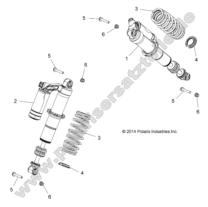 Suspension, Front Shock (49RGRSHOCKFRT15Z90055)