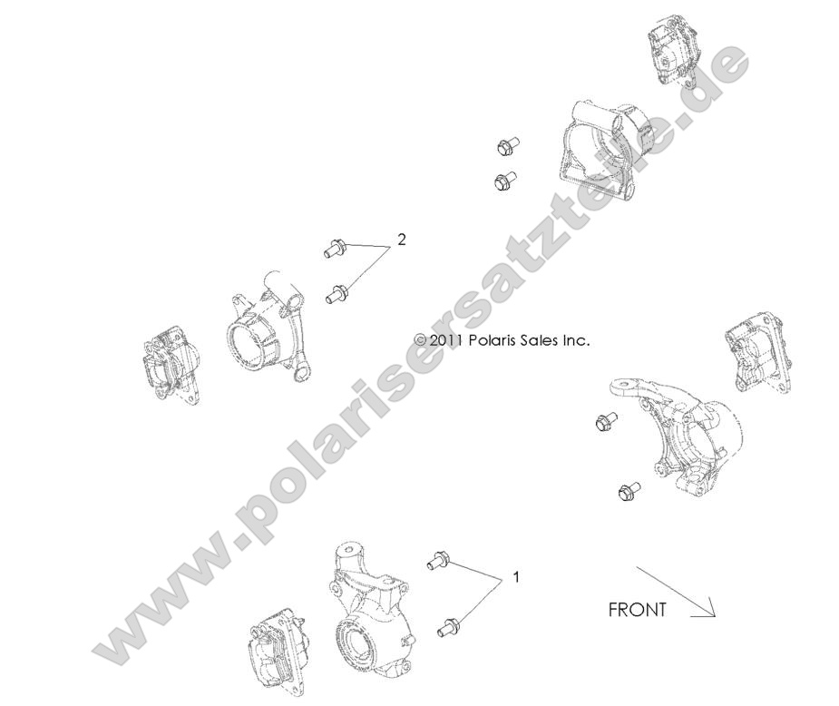 BRAKES, CALIPER MOUNTING