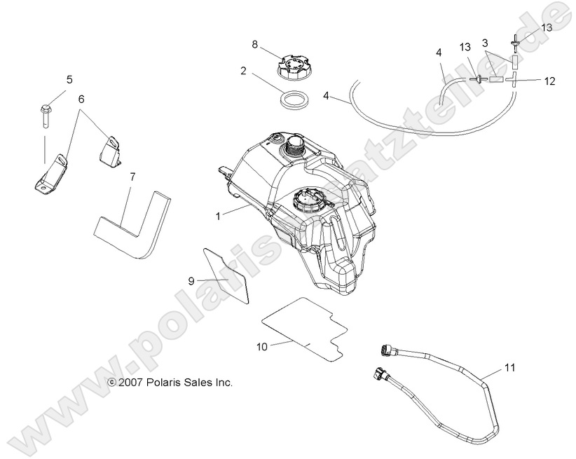 BODY, FUEL TANK ASM.