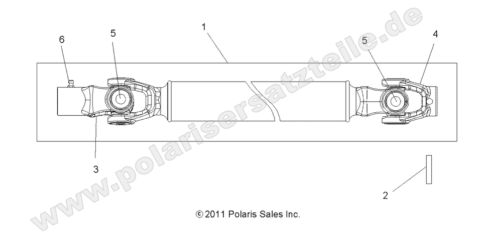 DRIVE TRAIN, FRONT PROP SHAFT