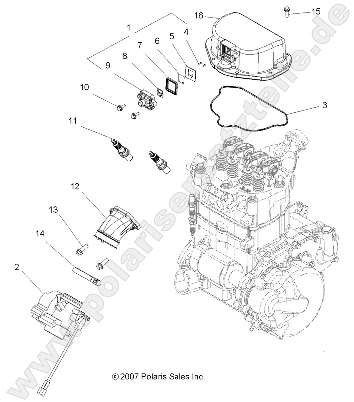 ENGINE, THROTTLE BODY MOUNTING