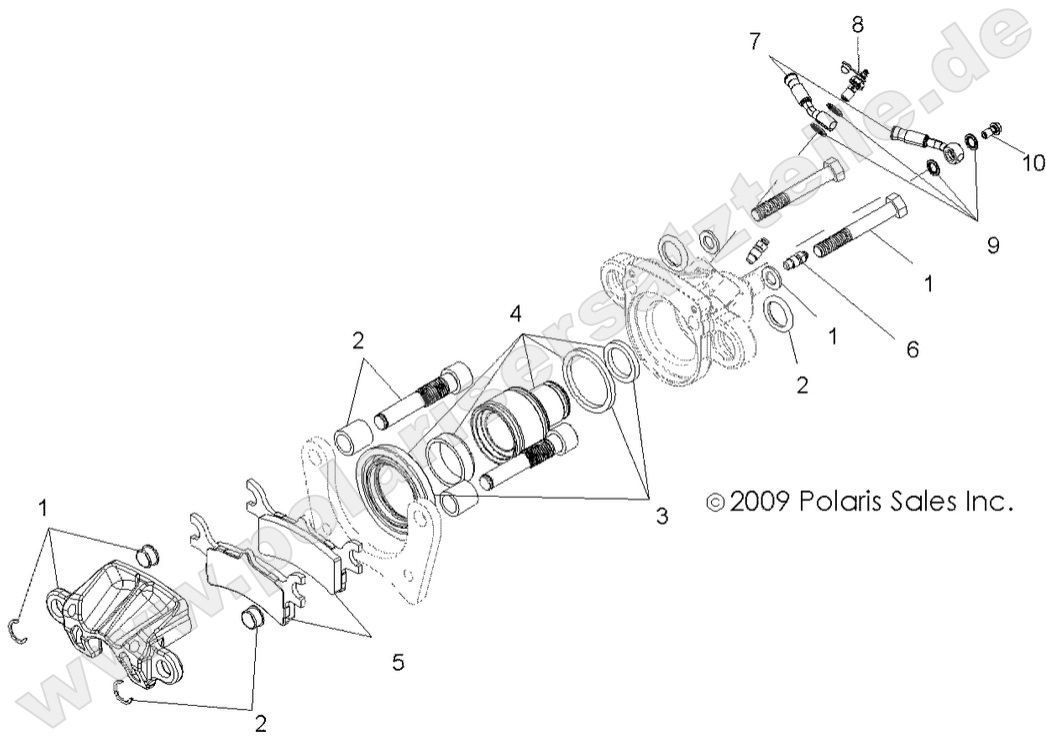 BRAKES, REAR CALIPER