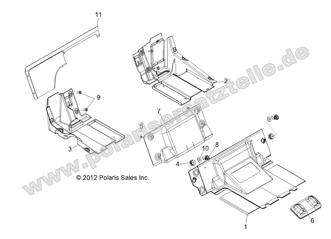 BODY, SEAT DIVIDER