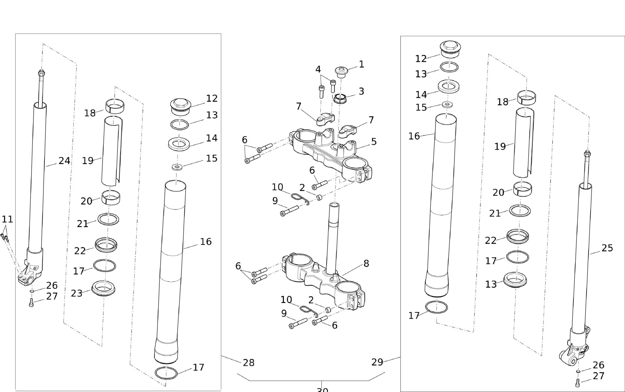 Gabel / Gabelbrücke Performance
