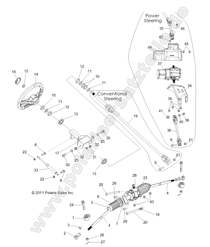 STEERING, STEERING ASM.