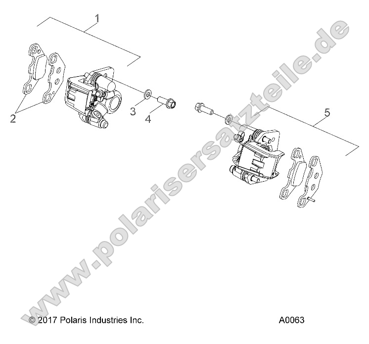Brakes, Caliper, Front