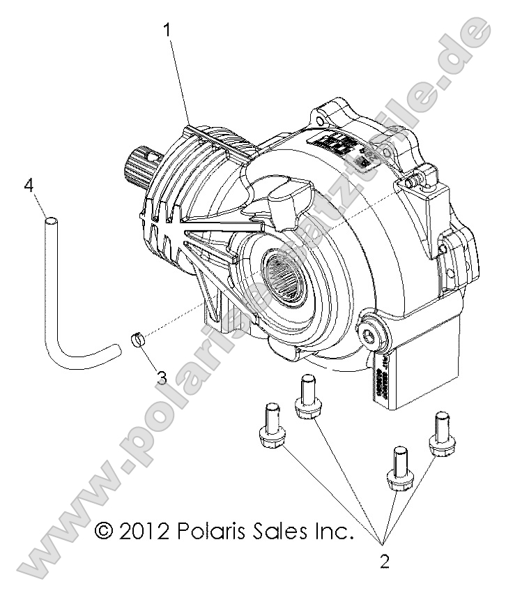 Drive Train, Front Gearcase