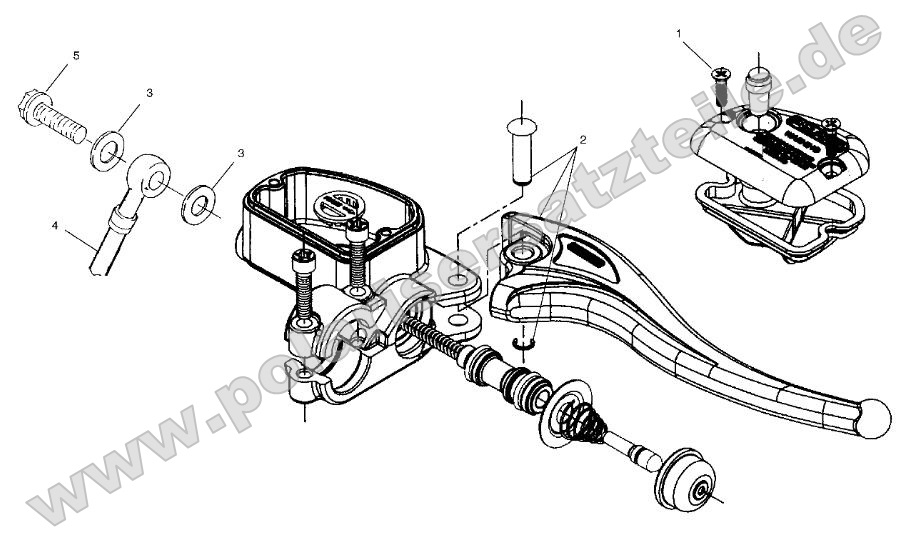 Controls - RH Master Cylinder/Brake Line