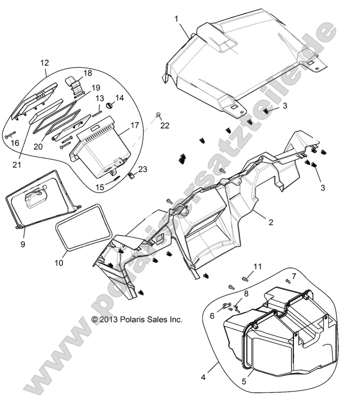 BODY, DASH AND GLOVEBOX
