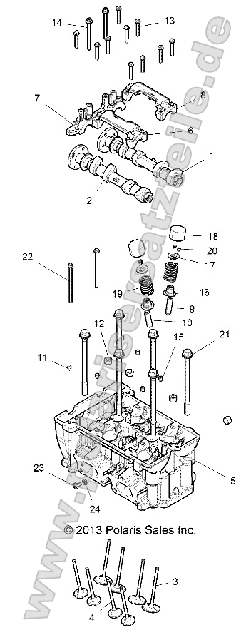 Engine, Cylinder Head and Valves