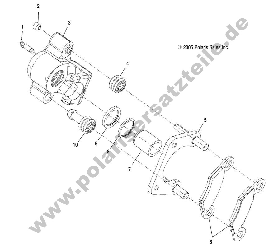 BRAKES, REAR CALIPER