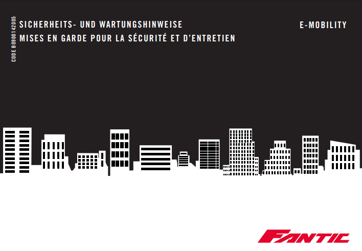Fantic Benutzerhandbuch Issimo City 2023-25 Fantic Benutzerhandbuch Issimo City 2023-25