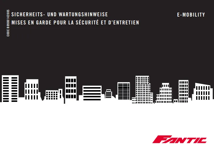 Fantic Benutzerhandbuch Issimo City 2023-25