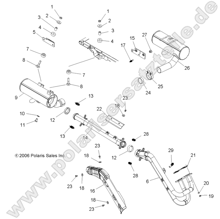 EXHAUST SYSTEM, DUAL