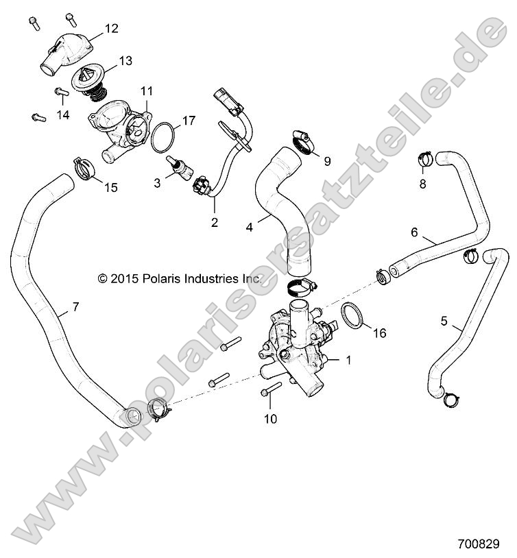 Engine, Waterpump and Bypass