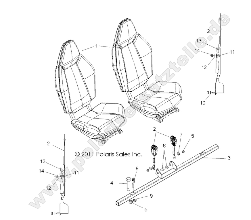 BODY, SEAT MOUNTING and BELTS