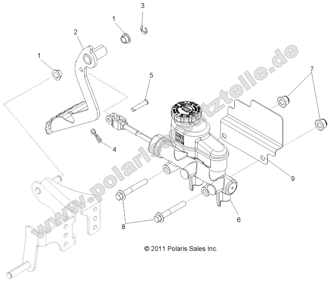 BRAKES, PEDAL and MASTER CYLINDER