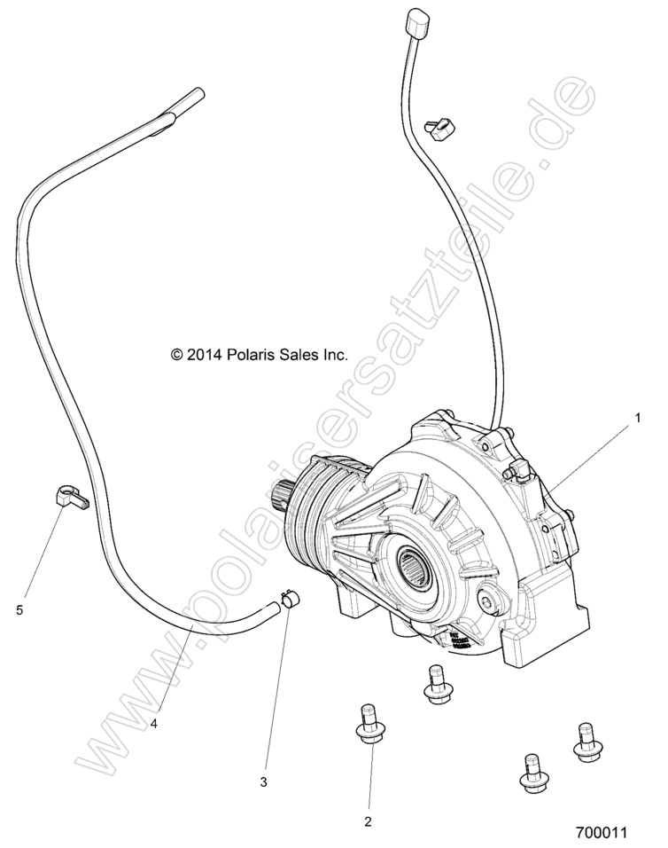 DRIVE TRAIN, FRONT GEARCASE MOUNTING