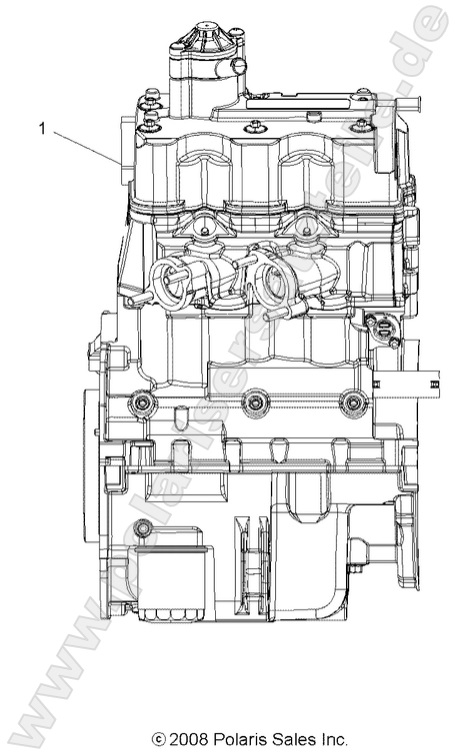 ENGINE, SHORT BLOCK