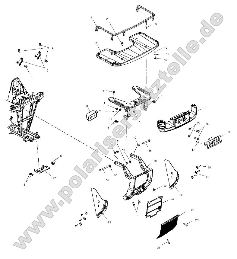 Front Rack and Bumper Mounting