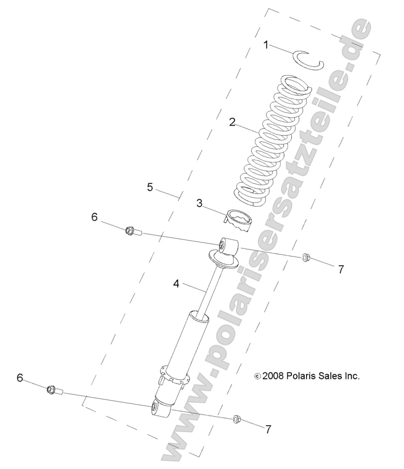 SUSPENSION, SHOCK, FRONT