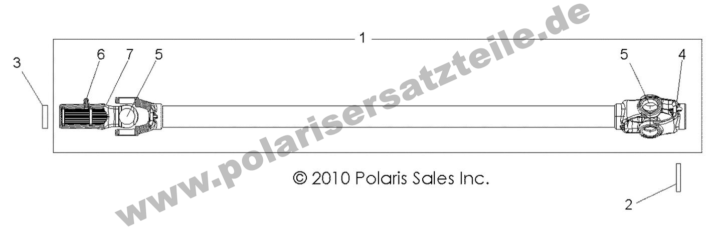DRIVE TRAIN, FRONT PROP SHAFT