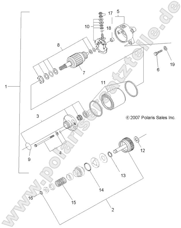 ENGINE, STARTING SYSTEM