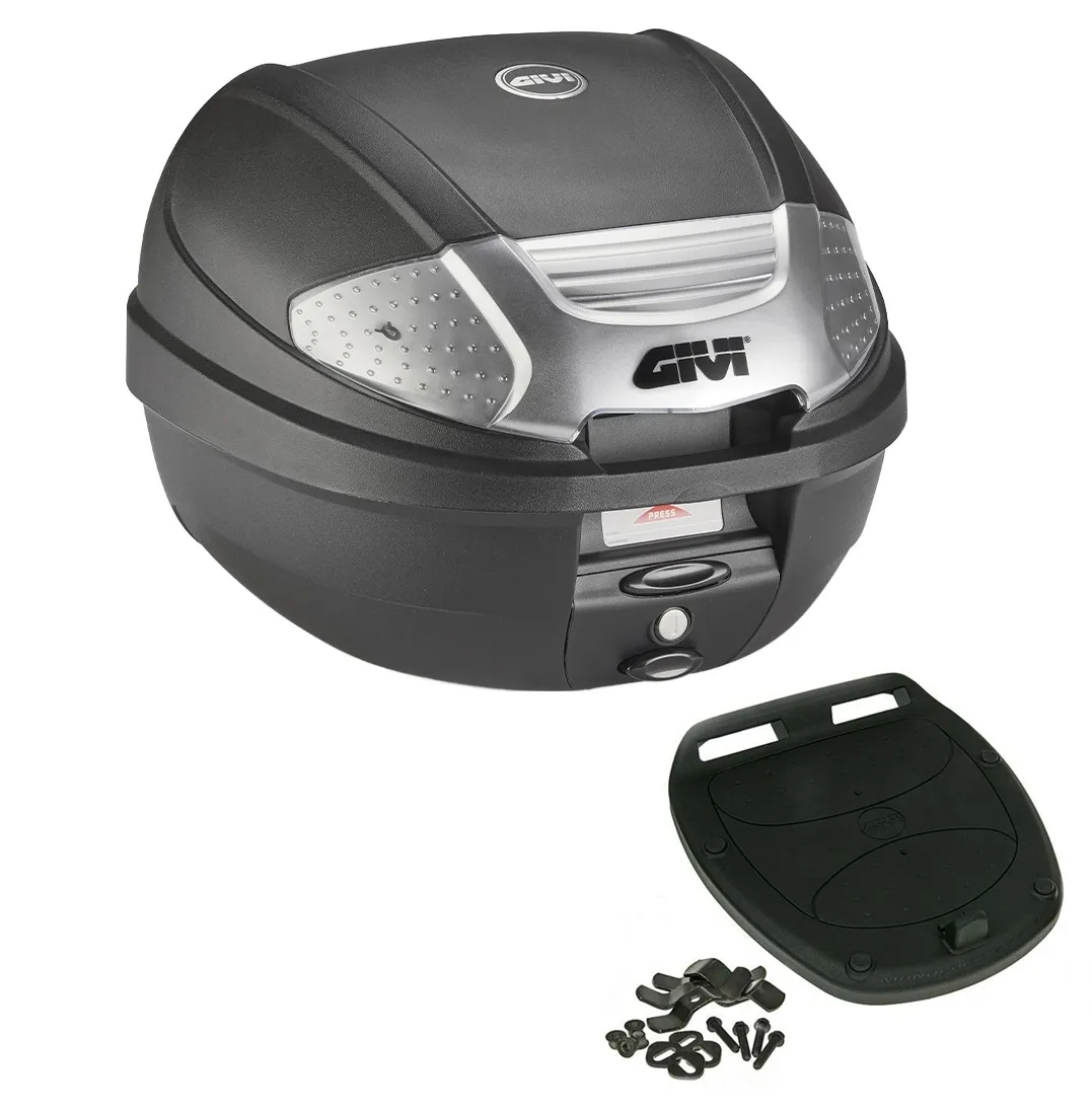 Givi Monolock Topcase E300 NT2B - 30 Liter - schwarz - inkl. Montagekit