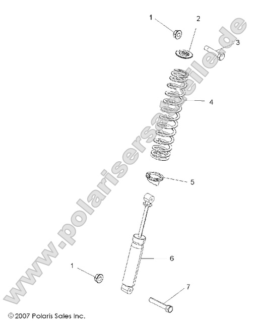 suspension front shock mounting