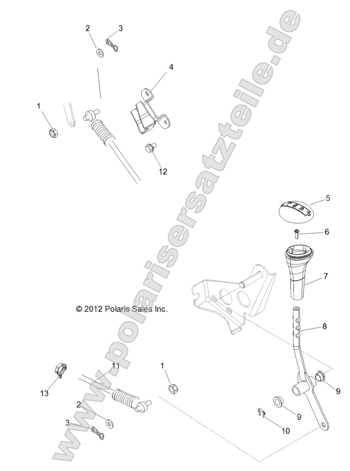 DRIVE TRAIN, GEAR SELECTOR