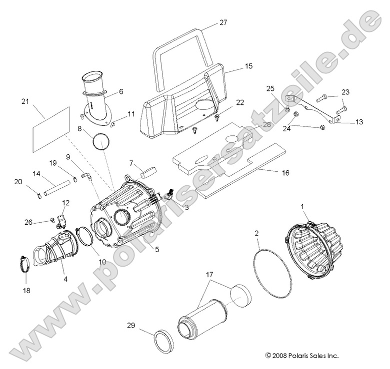engine air intake system