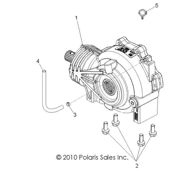 DRIVE TRAIN, FRONT GEARCASE