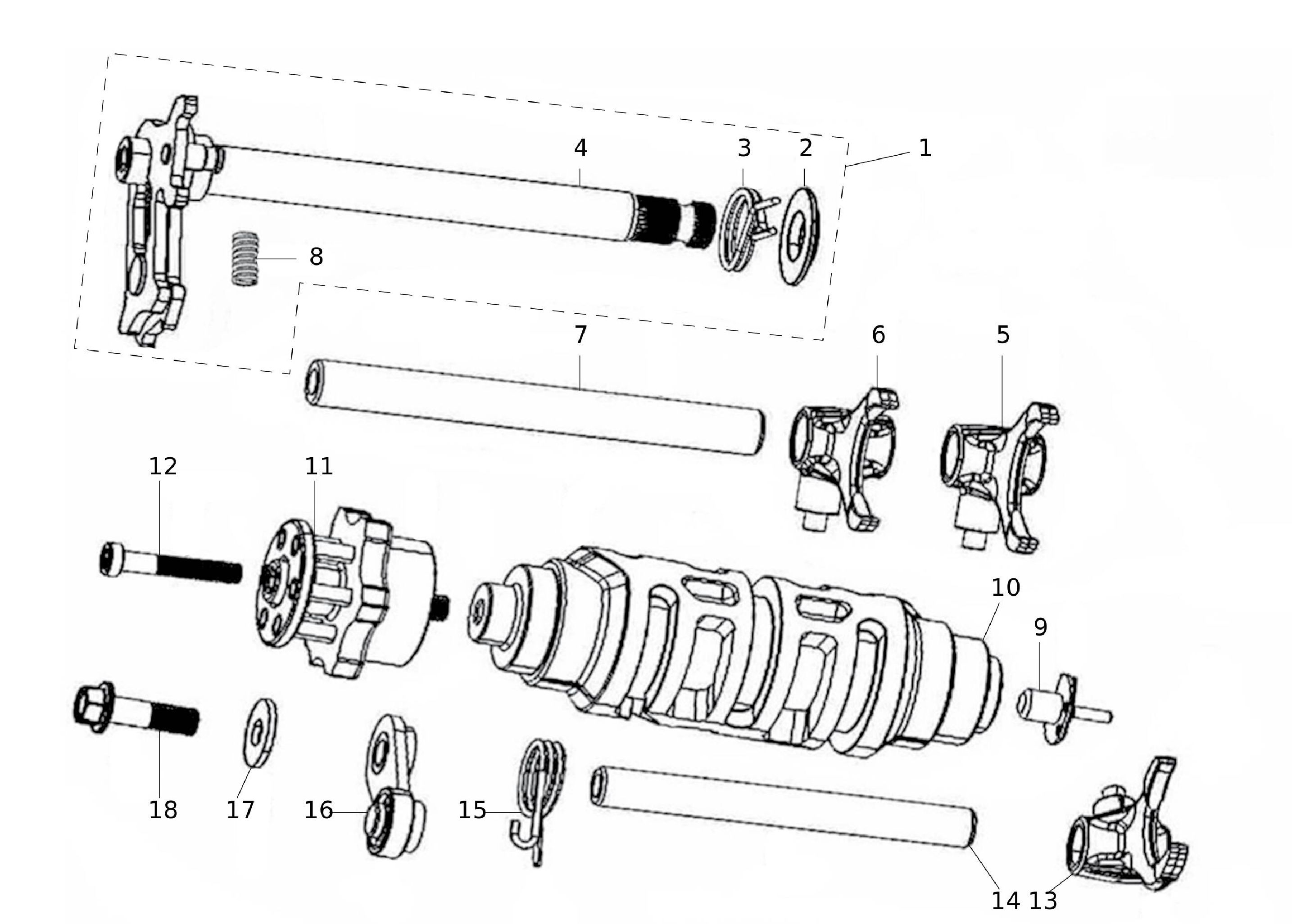 Schaltwalze Schaltwalze