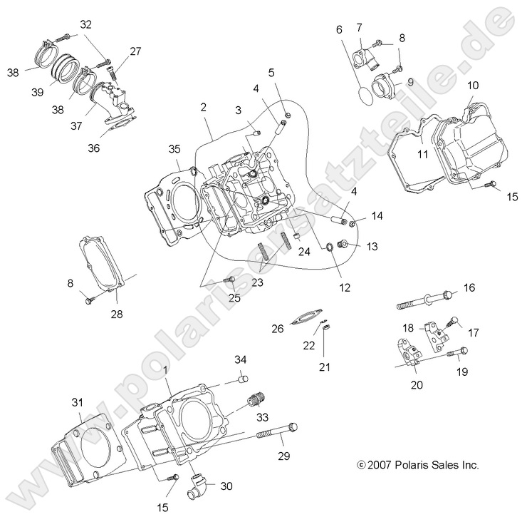 ENGINE, CYLINDER and HEAD