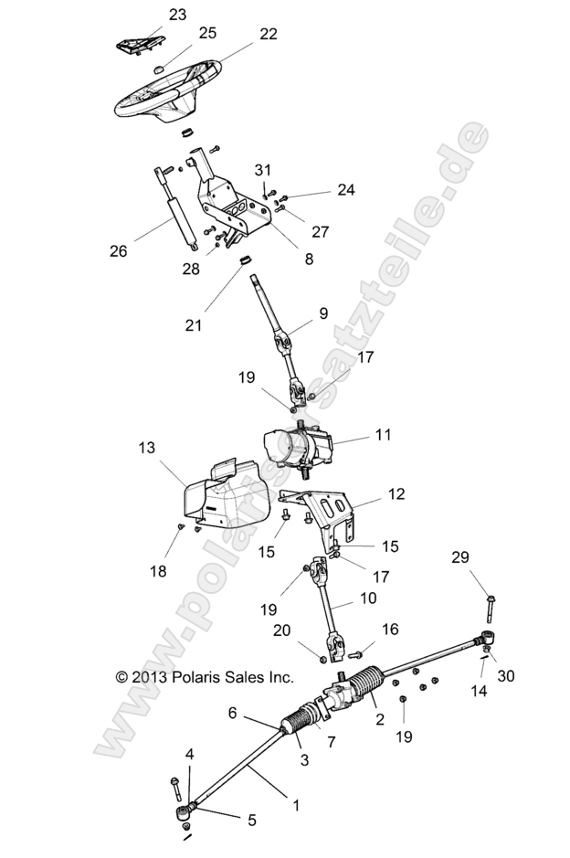 STEERING, STEERING ASM.