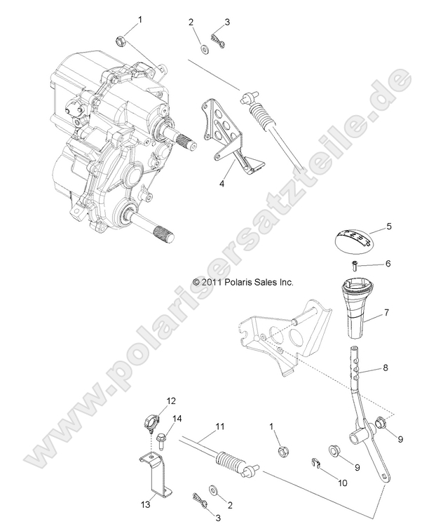 DRIVE TRAIN, GEAR SELECTOR
