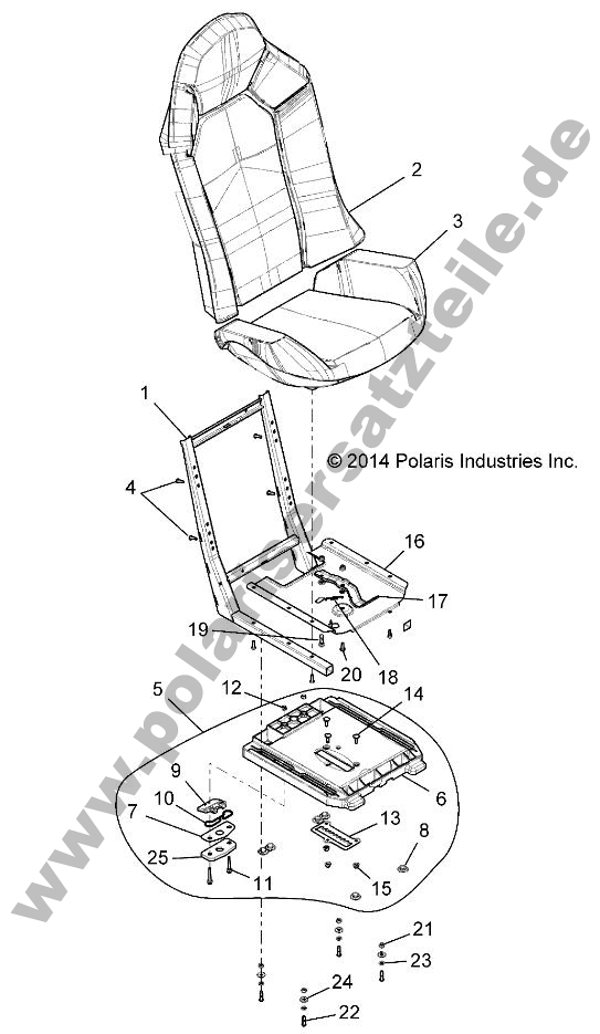 BODY, SEAT ASM. AND SLIDER