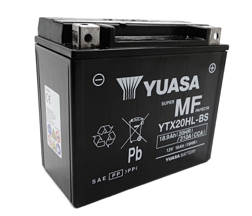 Yuasa YTX20HL-BS AGM Batterie 12V 18AH CP - Einbaufertig (HVT-01 65989)