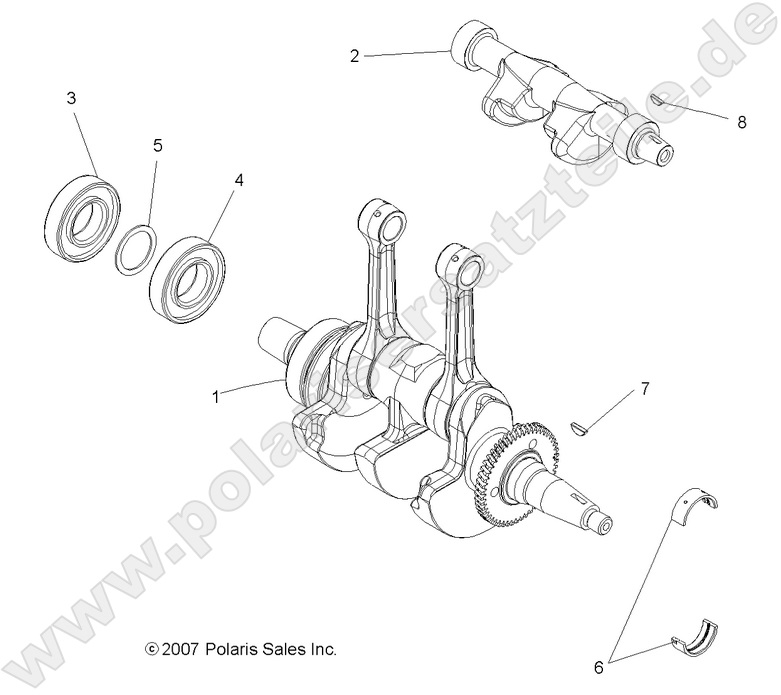 ENGINE, CRANKSHAFT and BALANCE SHAFT